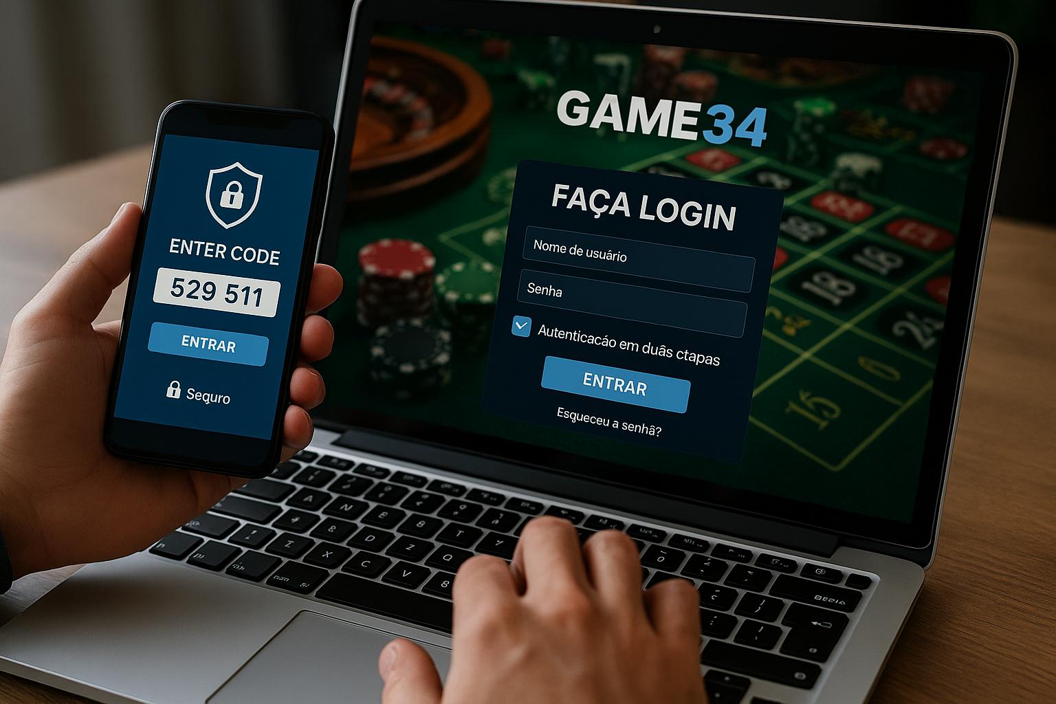Login no Cassino GAME34